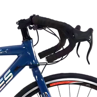 Vélo de course sur route de haute qualité, en aluminium et fibre, 21 vitesses, 700C, en acier haute teneur en carbone, pour hommes