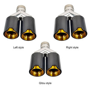 Embout d'échappement en fibre de carbone de style Y double M Performance pour les séries BWM - Product Image 4