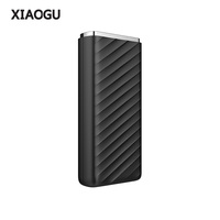 Fournisseur d'usine 10000mAh chargeur portable batterie Ultra-mince double charge batterie externe Kit de boîtier Double sortie USB Micro USB 10W