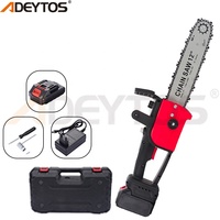 Scie à bois industrielle multifonctionnelle 12'' pour bricolage, avec batterie au lithium rechargeable et moteur sans balais 1800W, pour production en usine