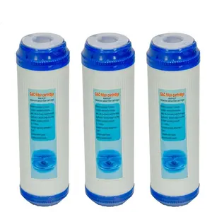 Reduces cysts sand rust sediment 2.5inch Diameter Standard Granular Activated Carbon Filter Cartridge