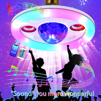 AC100-265V E27 B22 Smart LED RVB musicale led ampoule télécommande salon a mené l'ampoule de musique