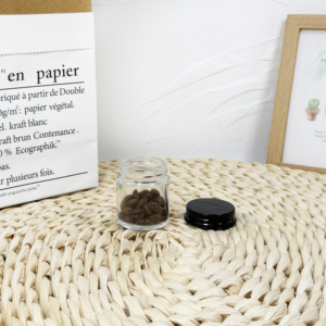 Cosmético de marca con tapas CR Frasco de vidrio de almacenamiento transparente de 8ml - Product Image 2