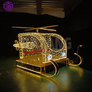 Luces Navideñas LED Comerciales para Exteriores con Temática de Avión 3D, IP65, Decoraciones Festivas para Uso en Exteriores - Product Image 5