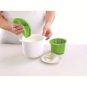 ชุดทำชีสในไมโครเวฟแบบใช้ซ้ำได้ รุ่น Syh438 ปลอดสาร BPA พร้อมฝาปิดซิลิโคน สำหรับทำเนยและโยเกิร์ต ขายส่ง - Product Image 4