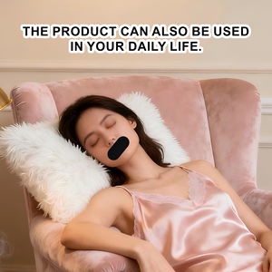 Ruban buccal avec logo personnalisé à prix d'usine pour dormir anti-ronflement, ruban pour les lèvres respirant hypoallergénique infusé de collagène - Product Image 3