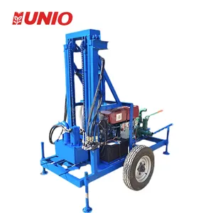 100m 300m one man bore water well drill rig machine diesel water well drilling machine in vendita