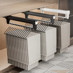 Chất Lượng Cao Tủ Quần Áo Trượt Đường Ray Cho Pull-out Trượt Áo Móc Áo Lưu Trữ Kệ Trong Khách Sạn Gia Đình Phòng Tắm - Product Image 1