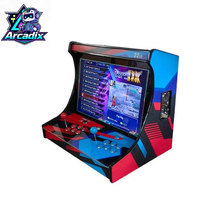 Machine de jeu d'arcade de combat à monnayeur pour 2 joueurs, style rétro classique, écran 22 pouces, vente en gros