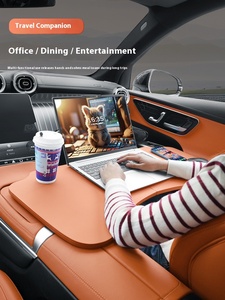 Xe gắn da nhỏ có thể gập lại bảng cho Mercedes BMW Tesla lixiang zhiji Xiaomi-Ăn uống/Bàn máy tính - Product Image 3