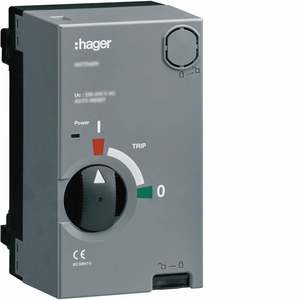 HXT041H ปรับแต่งได้ด้วยมอเตอร์ Hagers 100-110V AC/DC พร้อมระบบรีเซ็ตอัตโนมัติสำหรับเบรกเกอร์ h3+ P250 - Product Image 1