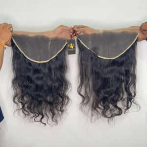 5x5 13x6 13x4 HD perruques frontales à fermeture en dentelle suisse cheveux humains 6x6 cheveux à fermeture HD, faisceau de cheveux humains indiens temple brut - Product Image 2