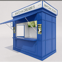 Conception de café, présentoir de vente automatique, design d'unité commerciale, vitrine de centre commercial, conception de magasin de boissons, conception de magasin extérieur