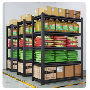 Étagères légères de stockage à 5 couches magasin universel ange supports en acier atelier industriel et entrepôt magasin présentoir - Product Image 2