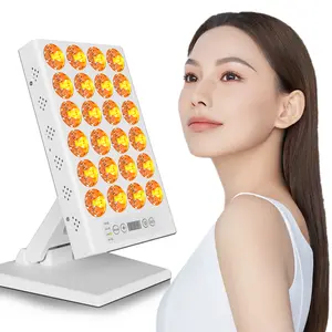 Máquina PDT de terapia de luz LED portátil para uso doméstico, dispositivo de belleza 417nm 590nm 630nm 850nm, panel de terapia de luz para el cuidado de la piel con soporte