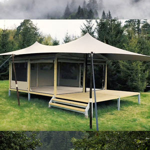 Tente de safari OEM, maison dans le désert avec salle de bain et <span class=keywords><strong>balcon</strong></span>, conçue pour des vacances de glamping de luxe - Product Image 2