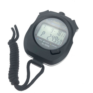 Xl-026n Electronic Stopwatch Dual Display 10 Lap Memory Handheld Timer For Cycling Bodybuilding - Product Image 1