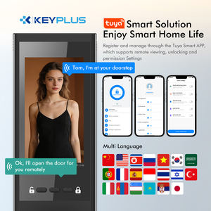 Serrure de porte intelligente avec reconnaissance faciale 3D, mot de passe numérique, empreinte digitale et reconnaissance de la veine palmaire - Product Image 3