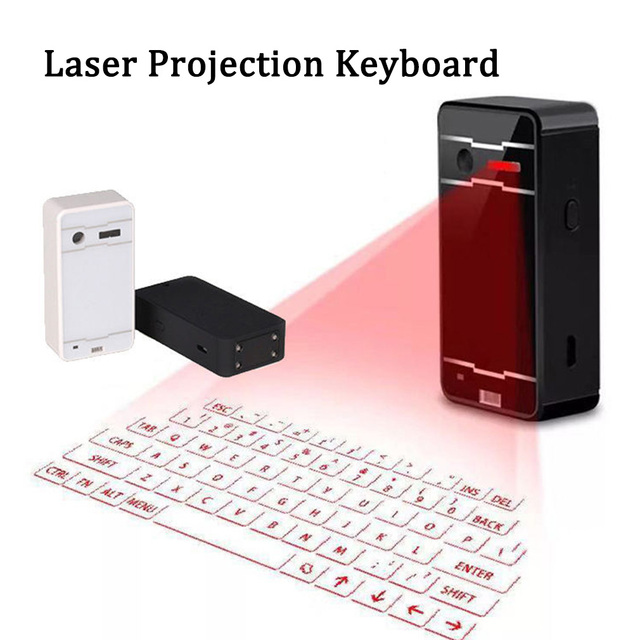 Hot Mini Laser Projection Keyboard Portable Wireless Virtual Keyboard for Smart Phone Tablet PC Notebook Dropshipping