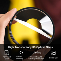Filtre d'objectif professionnel pour appareil photo, filtre FX à prisme semi-vortex Halo en verre optique 77mm 82mm pour allée optique