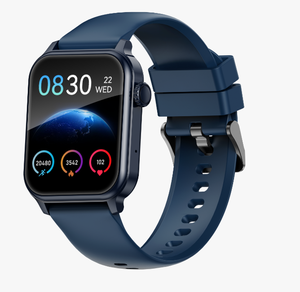 Reloj Inteligente Deportivo DF JX633, Resistente al Agua, Batería de Gran Capacidad de 600 mAh, Rastreador de Actividad Física, Llamadas por Bluetooth, Reloj Inteligente Deportivo para Hombre, Compatible con IOS y Android - Product Image 1