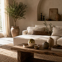 Brûleur d'encens en marbre travertin de luxe personnalisé, brûleur de bakhoor en pierre naturelle, décoration d'intérieur arabe, Mubkhar