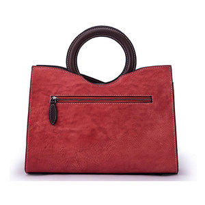 Sac fourre-tout en cuir de vache véritable avec motif rose embossé pour la mode printemps 2026, sac à bandoulière 100 % cuir de vache véritable - Product Image 4
