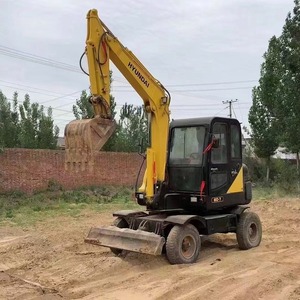 Hot Sale Used Hyundai 60W-7 Excavator <b>Wheel</b> 6ton Operating <b>Weight</b> Cheap Price Stock Includes Motor Engine Gear Pump Bearing Core - Product Image 3