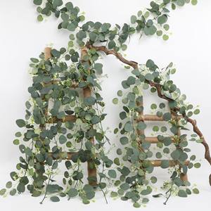 Plante artificielle en rotin d'eucalyptus vert, souffle <span class=keywords><strong>de</strong></span> bébé, vigne suspendue à la porte, pour couronnes décoratives <span class=keywords><strong>de</strong></span> mariage - Product Image 2