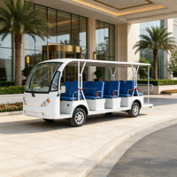 Bus de tourisme électrique de luxe 14 places, de bonne qualité, à prix abordable, pour hôtels, complexes hôteliers, parcs personnalisés et visites touristiques