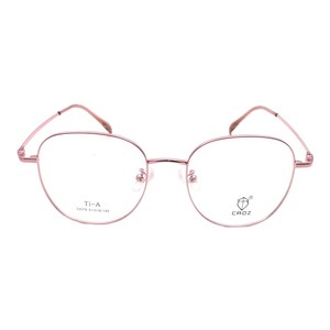 กรอบแว่นตา 51 นิ้ว รุ่น 33078 Stalls Direct Memory Metal Feet ขนาดเล็ก สไตล์พังก์ ขอบเต็มเลนส์ PC ลายเรขาคณิต สำหรับทุกเพศ - Product Image 5