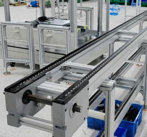 สายการผลิตแบตเตอรี่ลิเธียม OEM 380V ความจุตามสั่ง สายพานไทม์มิ่งแบบสองความเร็ว โซ่พาเลท สายพานลำเลียงอัตโนมัติ - Product Image 2