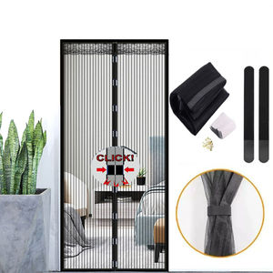 Cortina magnética antimosquitos para puerta de malla, cortina de puerta magnética de poliéster a prueba de mosquitos con imán - Product Image 2