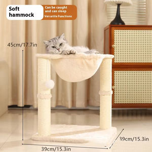 Moderne Kattenmeubels Directe Fabriekslevering Hout Geïntegreerd Kattenhuis Krabpaal Klimrek Voor <span class=keywords><strong>Amazon</strong></span> Cross-Border - Product Image 5