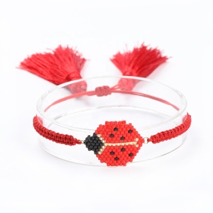 Moyamiya gioielli per bambini Miyuki braccialetto coccinella scarabeo braccialetto di insetti <span class=keywords><strong>amicizia</strong></span> braccialetto Pulseras De Moda - Product Image 3