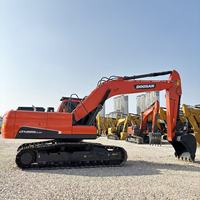 Excavatrice hydraulique d'occasion Doosan DX225LC-9C en bon état, système hydraulique d'origine, faible consommation de carburant, à vendre