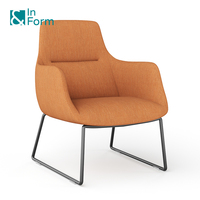 Chaise pivotante en mousse moulée par injection pour le personnel de bureau, usage polyvalent pour les tâches et les loisirs, idéale pour les zones d'accueil et de réception