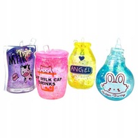 Jouets à presser en caoutchouc souple TPR, Paillettes, Jouets sensoriels, Articles de fête, Cosmétiques Squishy, Squishies Beauti, Squishies Maltose à paillettes