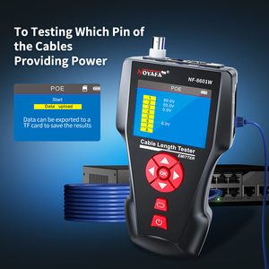 Probador de Cable multifunción NOYAFA, medición de longitud de Cable, probador de PING y POE/detector de voltaje - Product Image 5