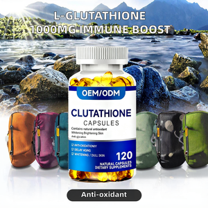 Complément alimentaire à base de champignons L-glutathion 1000 mg, stimulant immunitaire, antioxydant, 120 capsules pour adultes, hommes et femmes - Product Image 3