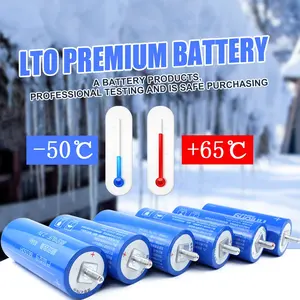 Yinlong bateria recarregável de 2.4v 45ah lto, célula cilíndrica lto de descarga 20c, funciona bem em baixas temperaturas