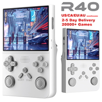 Console de jeu portable HX R40, 20000 jeux, accessoires pour console de jeu portable, console de jeu portable rétro