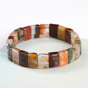 Wholesale Natural Crystal Bangles Healing Crystal Beads Garden Quartz Stretch <b>Bracelets</b> for Gift - Product Image 1