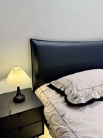 Hochwertiges modernes hoch gepolstertes Bett King Size Doppelbett Soft Fabric Storage Haupt schlafzimmer Zeitgenössischer minimalisti scher Stil
