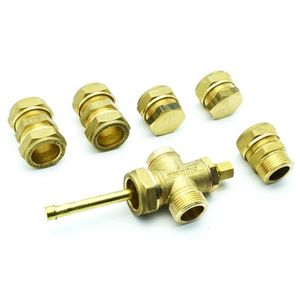 Kit de raccordement à 2 collecteurs pour système solaire thermique à circuit forcé - Product Image 1