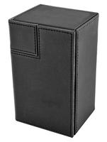 Boîte de rangement carrée personnalisée XenoSkin avec logo sur mesure pour jeux de dés et cartes - Conception à rabat