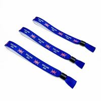 Bracelets promotionnels en polyester imprimé par transfert thermique, imitation antique, imperméables, imprimables, en gros
