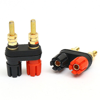 Usine 1 pièces KCT bricolage OEM maison voiture stéréo vis reliure poste haut-parleur amplificateur Terminal 4MM audio banane Jack terminal