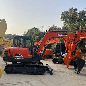 Mini-excavatrice sur chenilles DOOSAN DX60-9C, excavatrice hydraulique de 6 tonnes avec moteur - Product Image 4