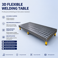 Tables de soudage industrielles directes d'usine, poste de travail de soudage flexible 3D nitruré pour charges lourdes